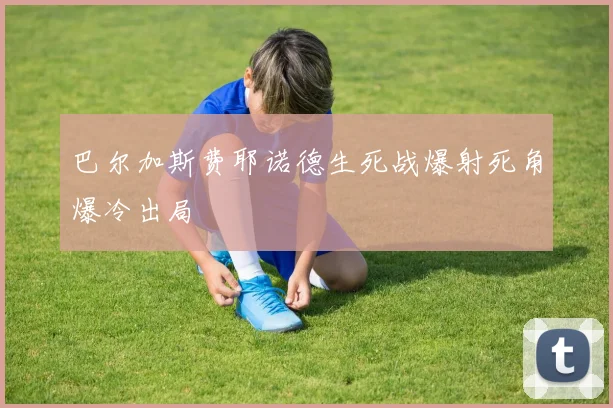 巴尔加斯费耶诺德生死战爆射死角爆冷出局